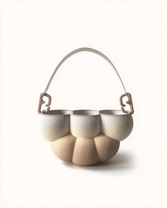 CARTERA GRAPE CREMA